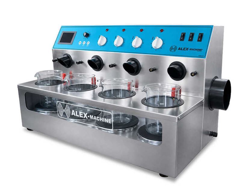 Galvanisiergerät X41 mit 4 Behältern