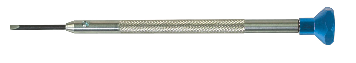 Schraubendreher mit Stahlklinge 2,5 mm Horotec