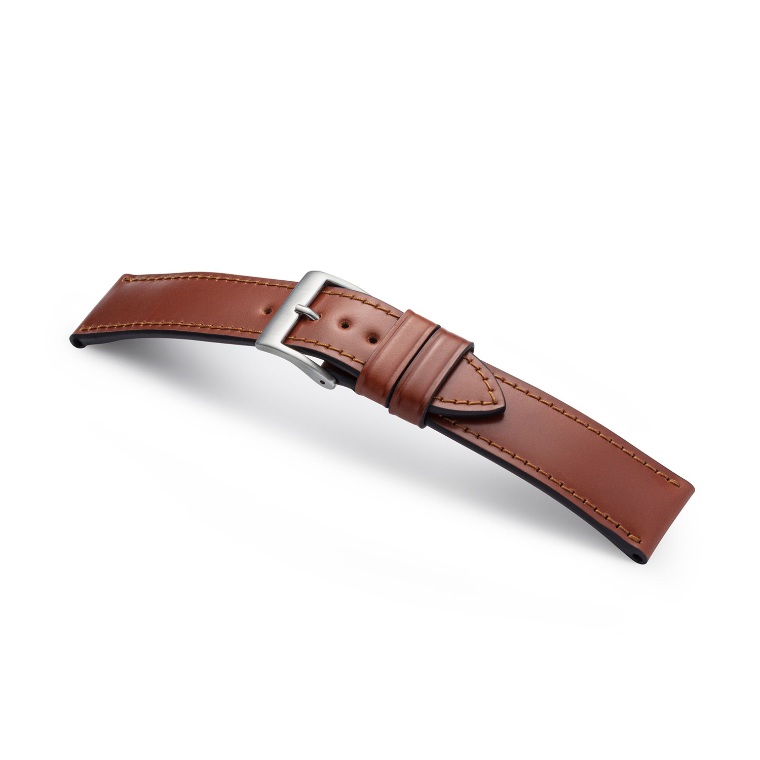 Manufakturwerk leather strap Winterhude cognac 24/20