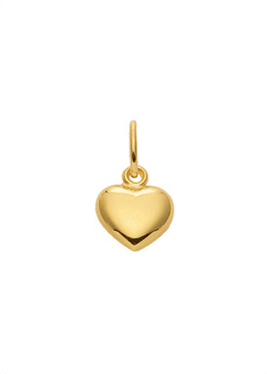 Pendant 2 pieces gold 333/GG heart