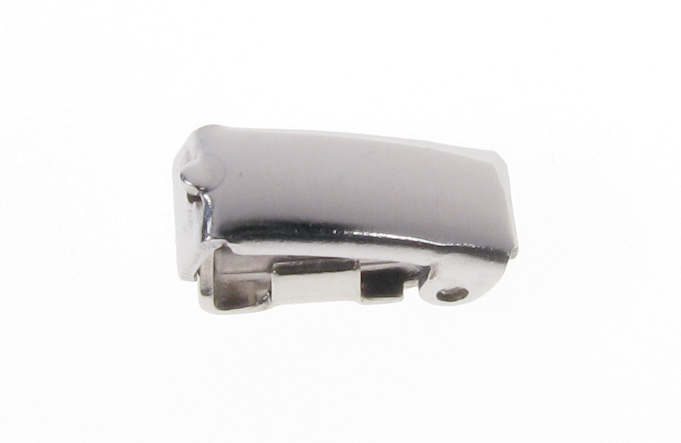 Ringbandverschluss Silber 925/- 6,0 mm weiß poliert