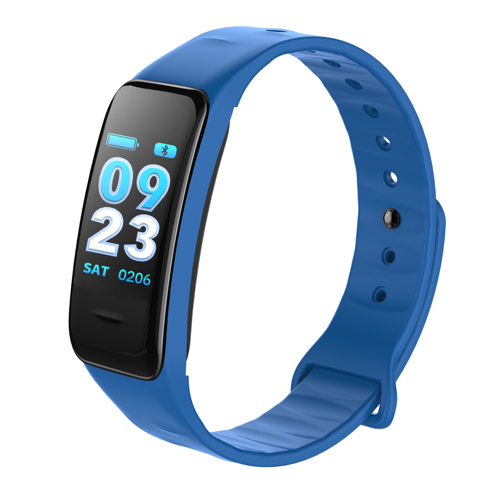 Fitness Tracker, blue, with color display