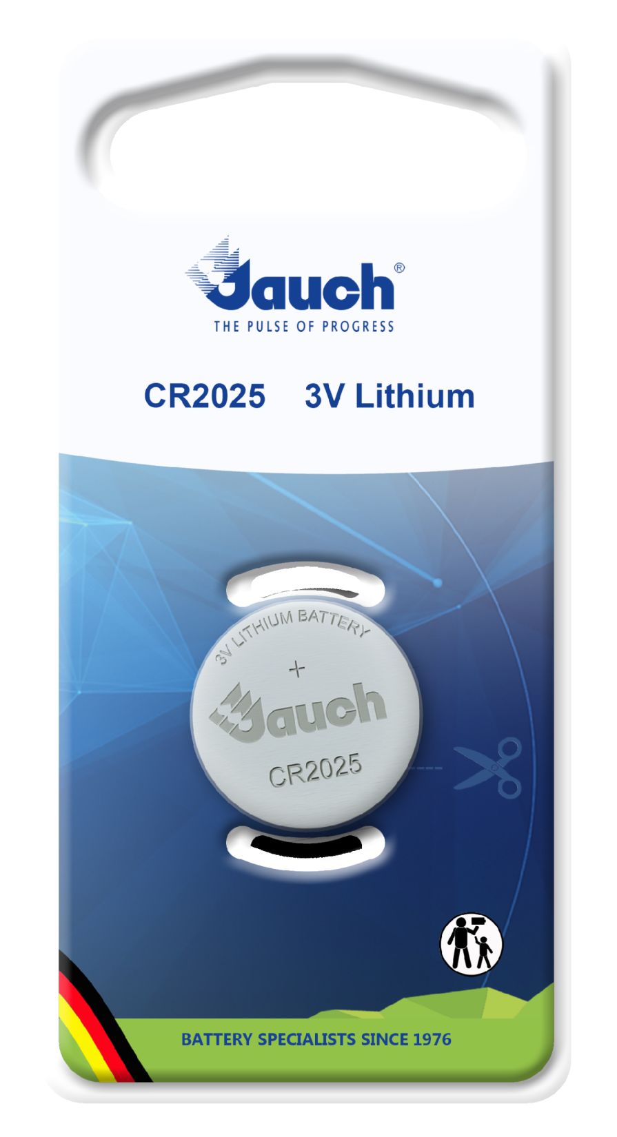 Jauch Secure 2025 lithium button cell <br/>IEC no: CR2025