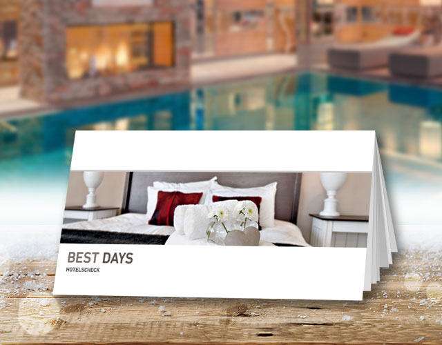 Hotelscheck Best Days im Wert von bis zu 250€