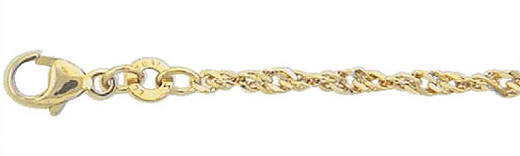 Collier Gold 333/GG, Singapur 42cm