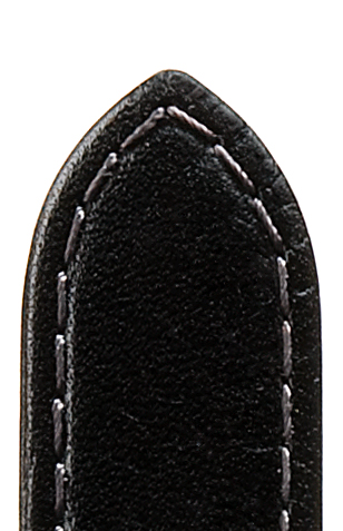 Lederband Taiga 18mm schwarz