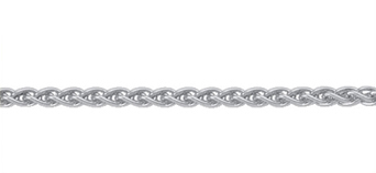 _ Collier chain silver 925/-, braid 40 cm