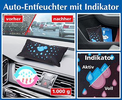 Car dehumidifier with indicator, 1 pc.