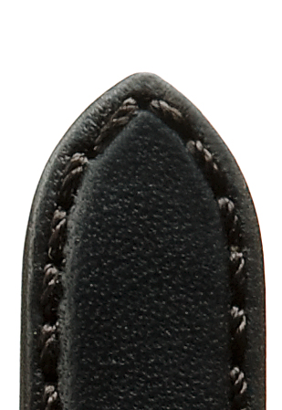 Lederband Oregon Handgenäht 18mm schwarz, extra lang handgenäht