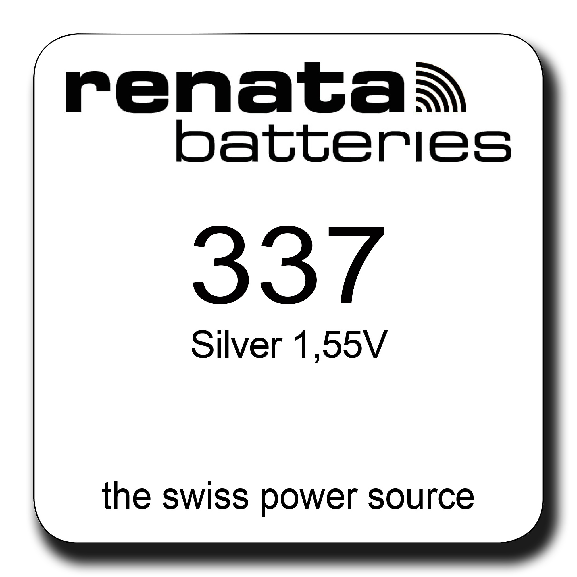 Renata 337 button cell