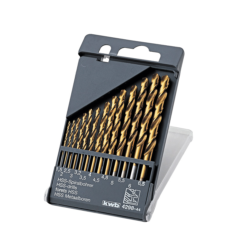 _ HSS twist drill set, 13 pieces