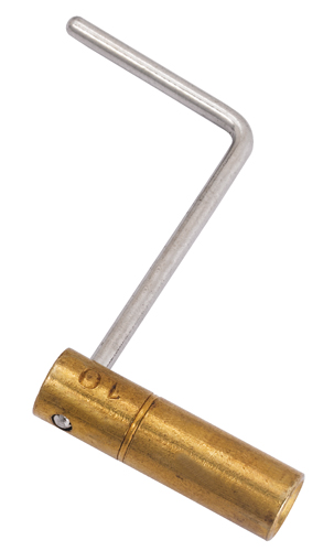 Crank key brass for regulator square interior: 3.40