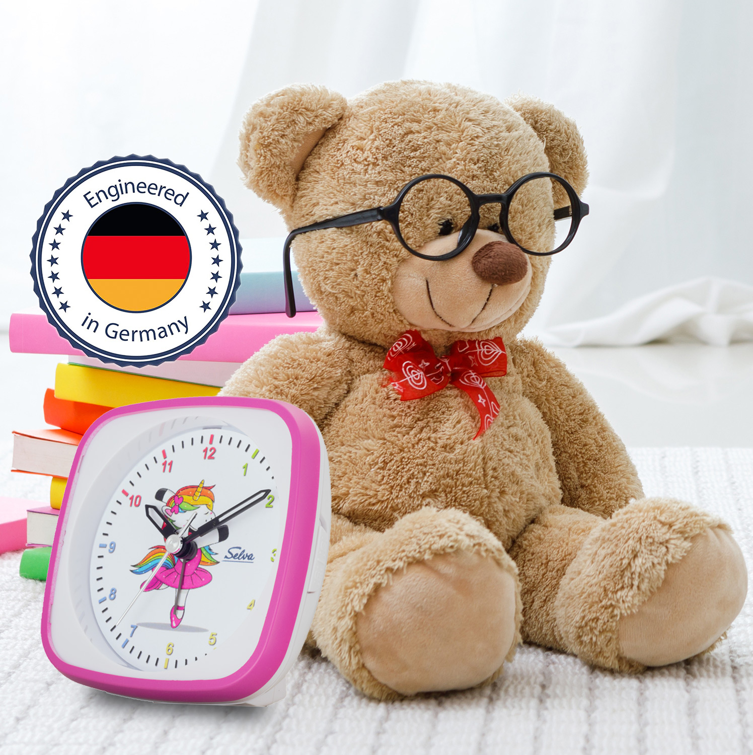 SELVA Exclusive children's alarm clock, silent