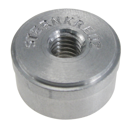 Aluminium pressure piece 18 mm, flat