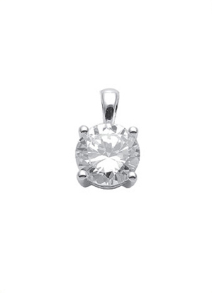 Anhänger 2 Stück Silber 925/rh, Zirkonia