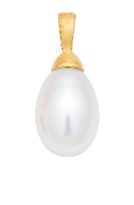 Pendant gold 333/GG, freshwater pearl 8,10mm