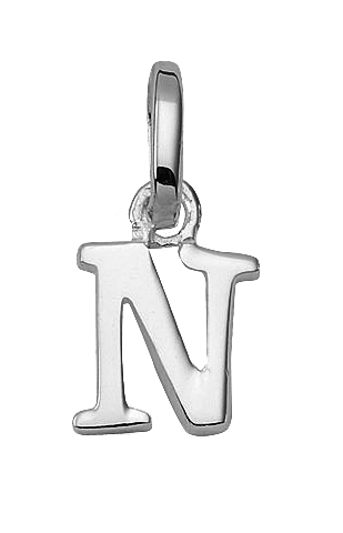 letter hanger zilver 925/-   N
