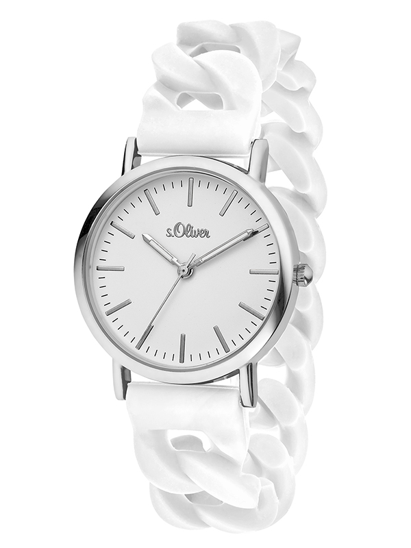 s.Oliver Horlogebandje wit SO-3263-PQ