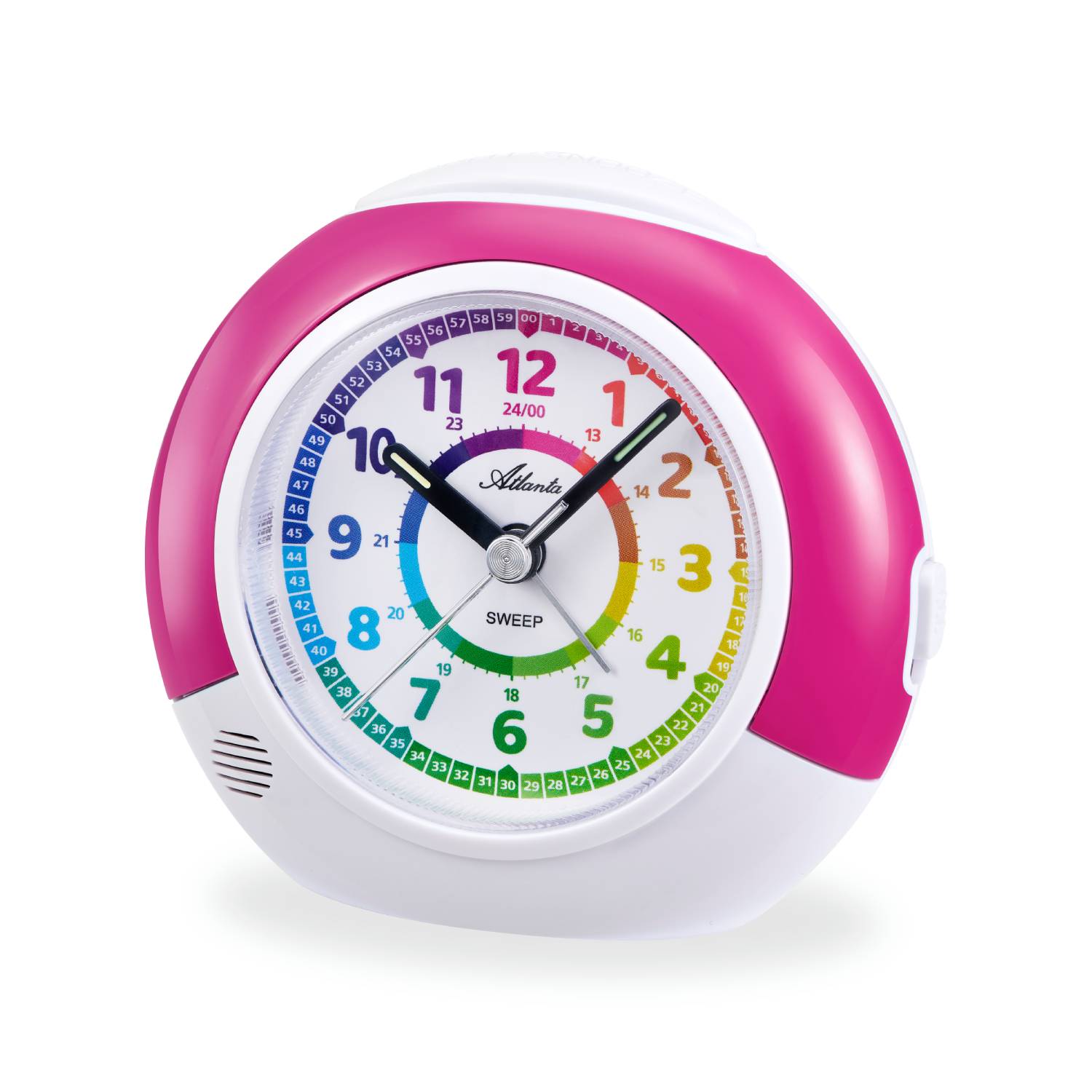 Atlanta 2147/17 Kinderwecker pink