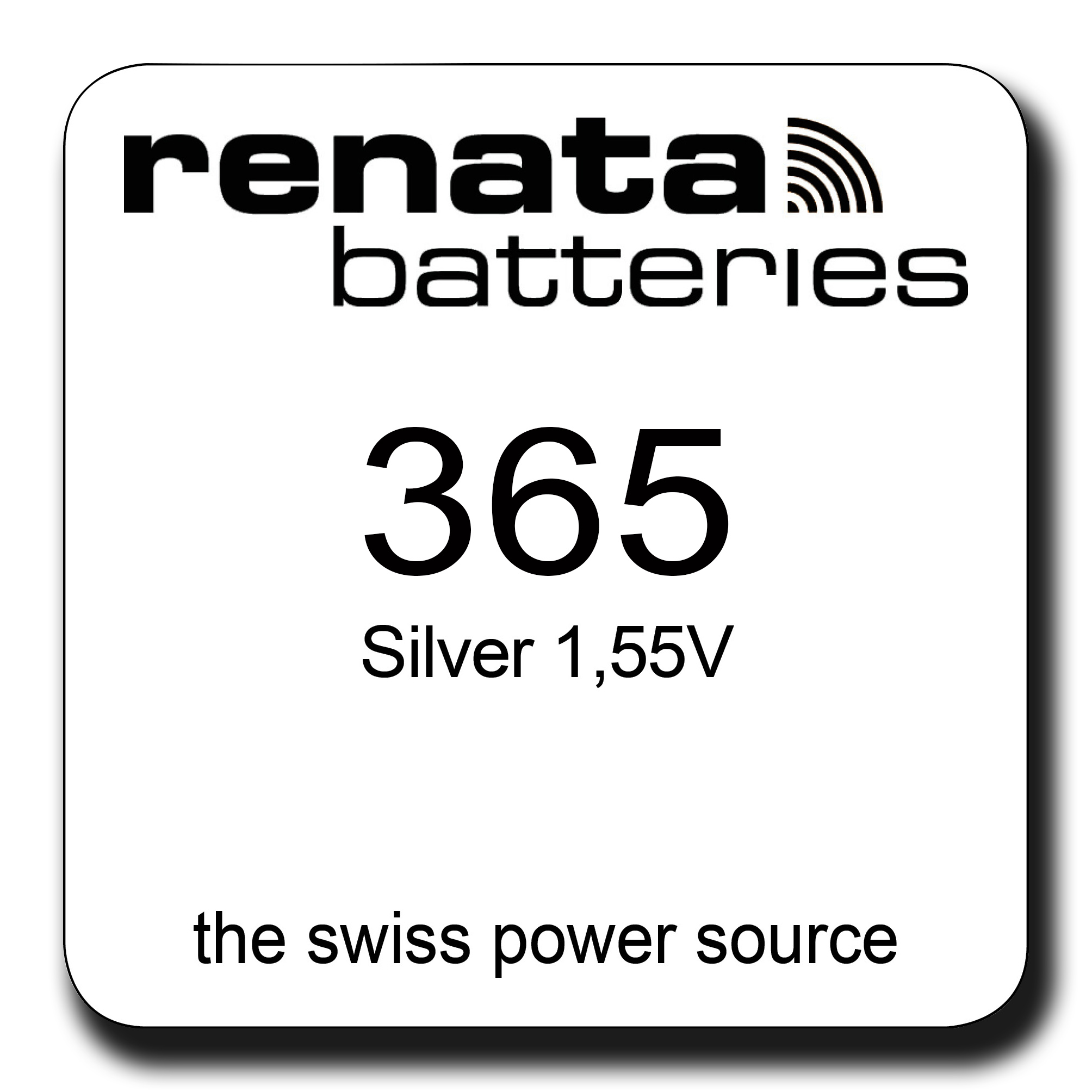 Renata 365 button cell