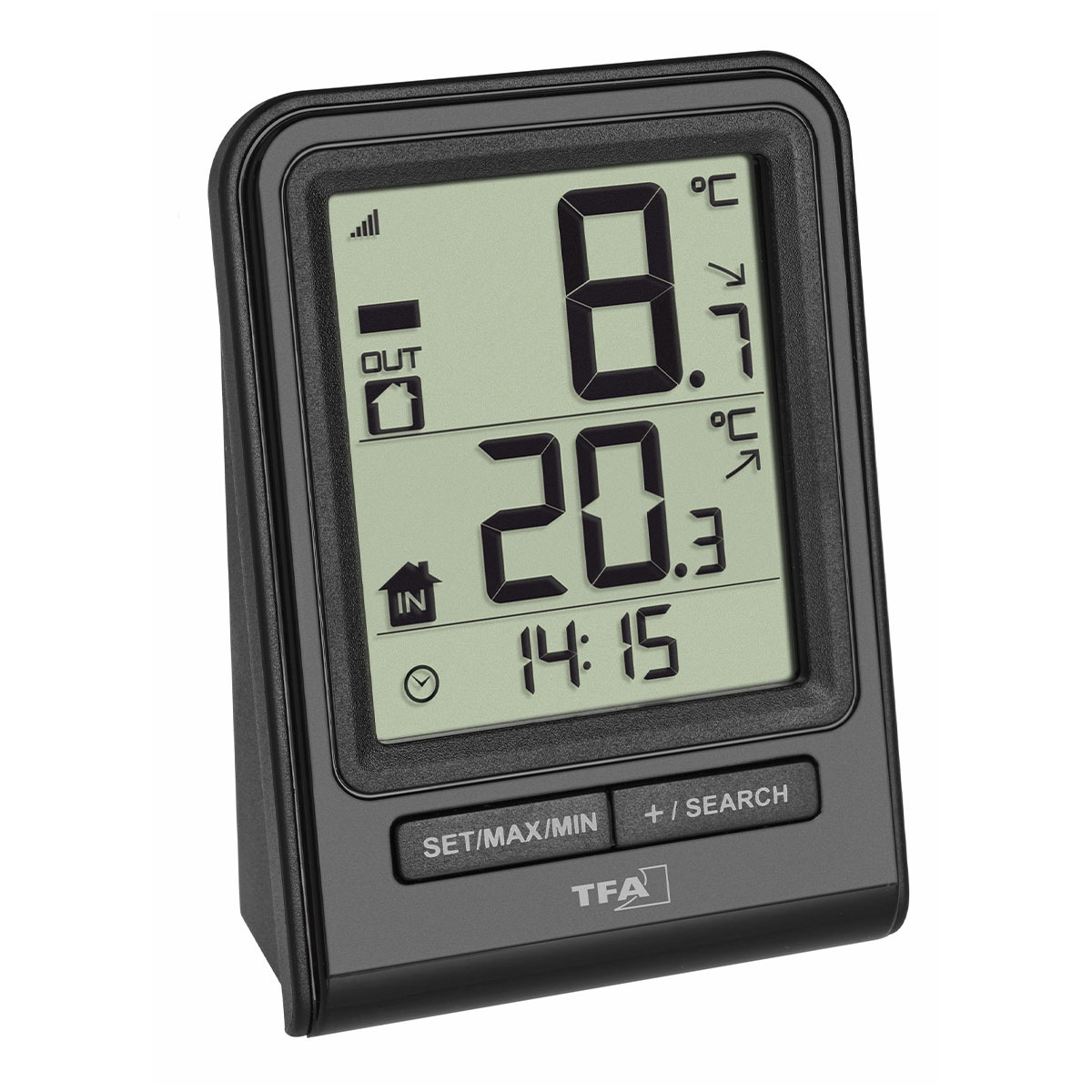 Draadloze thermometer met buitenzender