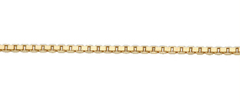 Collierkette Gold 333/GG, Venezia 4-kant 42cm