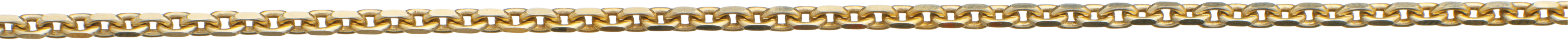 Ankerkette diamantiert Gold 585/-Gg 1,80mm, Drahtstärke 0,60mm
