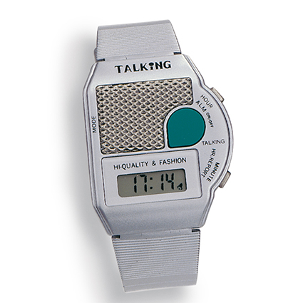 Atlanta 6694/19 sprechende Armbanduhr mit Weckfunktion