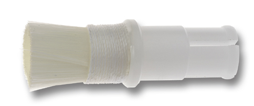 Brush, nylon, white for vacuum handpiece