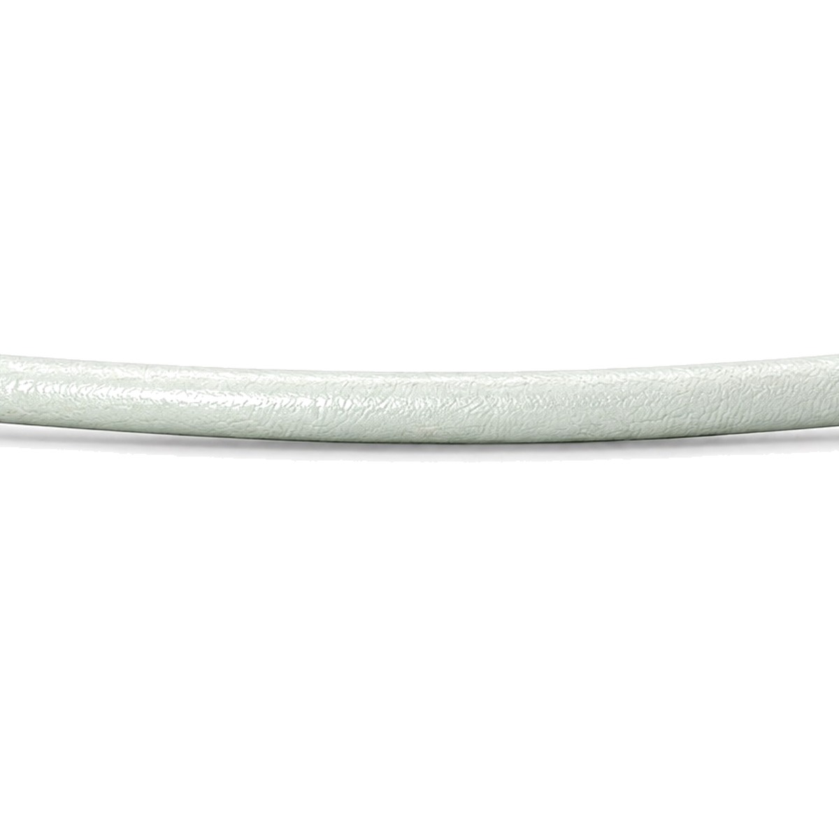 Lederband genäht Rindleder Ø 2,5 mm, weiß, Länge 1 m