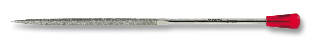 _ Triangular diamond needle file, 140 mm, Dick <br/>Article name: File triangular