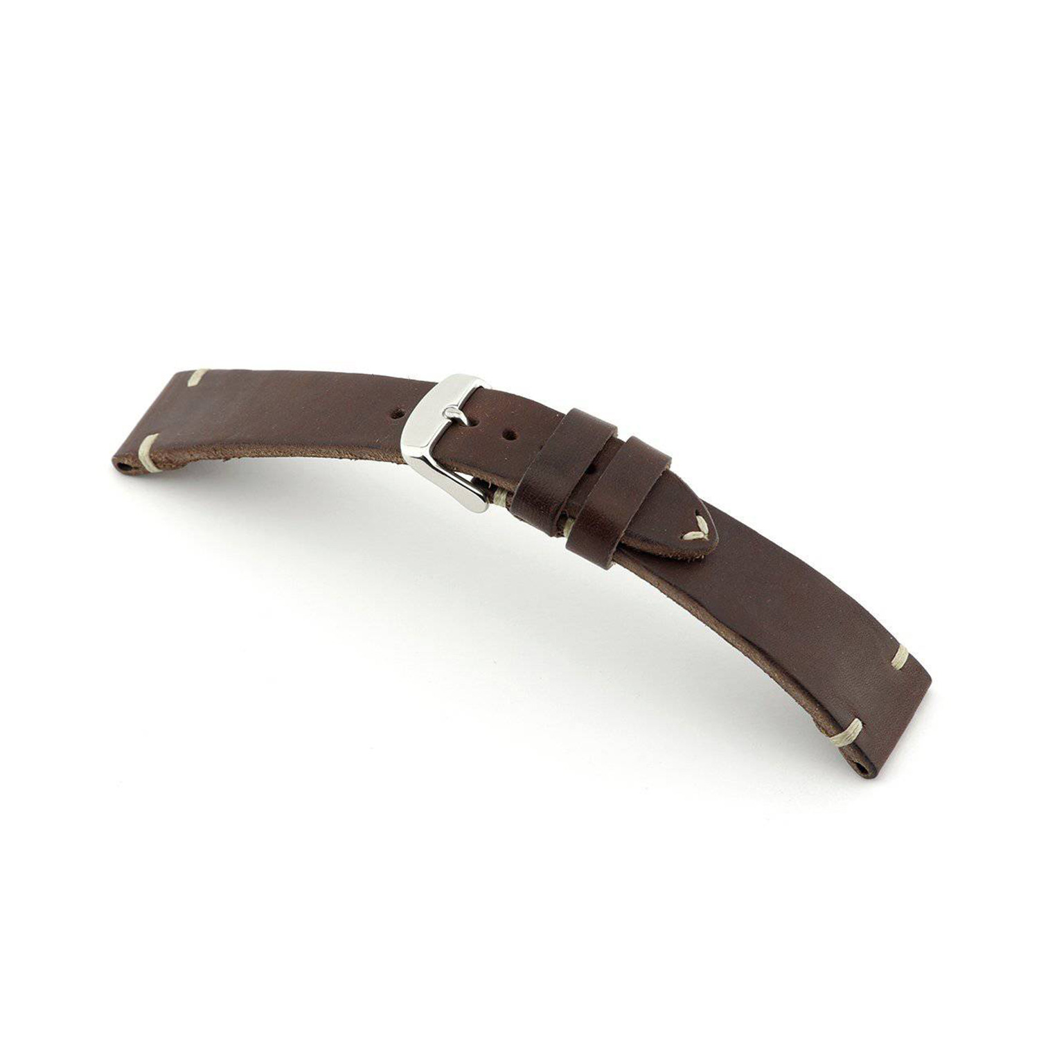 Manufakturwerk leather strap St. Pauli mocha 24/20