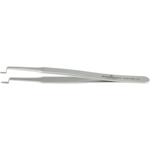 Bergeon Angled tweezers (90°) for fittig and removing needles, in steel, antimagnetic