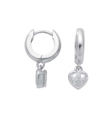 creolen 3 paar zilver 925/rh Ø 11,20mm, hart, zirkonia