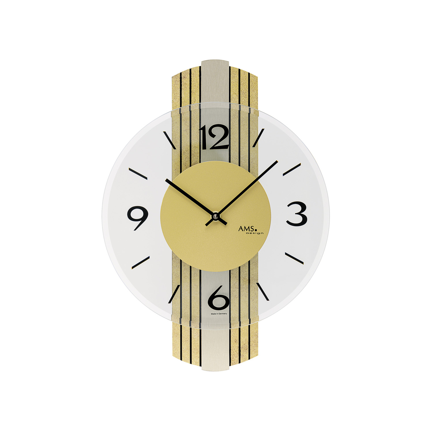 AMS Quarz-Wanduhr W9673
