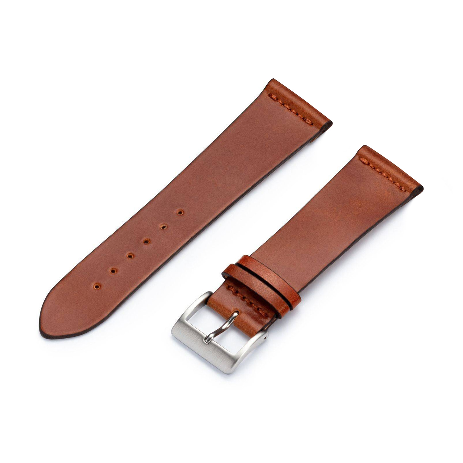 Manufakturwerk leather strap Eppendorf cognac 20/16