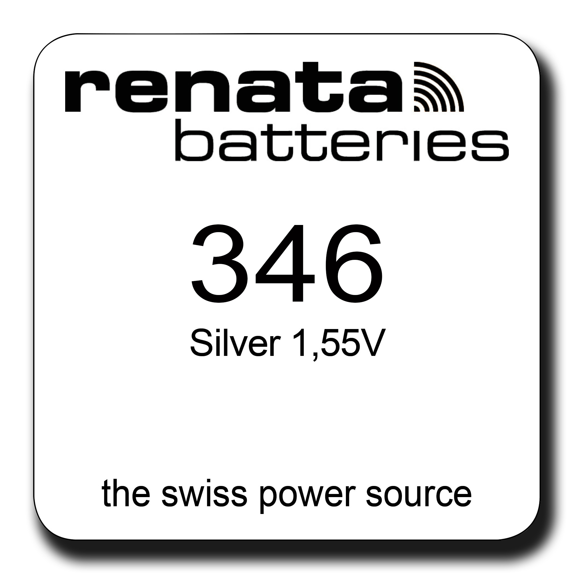 Renata 346 button cell