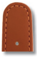 _ Leather strap Louisville 18mm cognac sleek