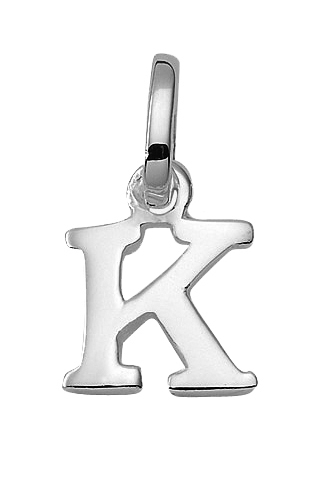 letter hanger zilver 925/-   K