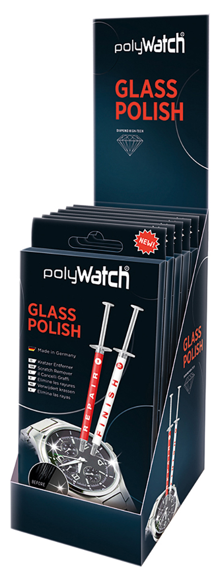 PolyWatch Glas Polish voor horlogeglazen, smartphones, auto's, meubelen enz.