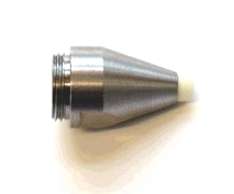 Argon nozzle with screw connector for PUK