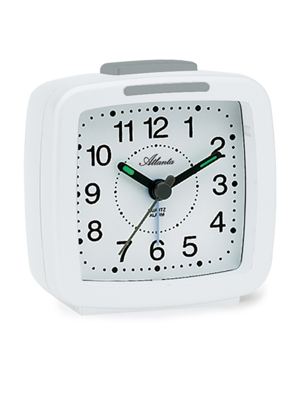 Atlanta 1380/0 Quartz alarm clock Metallic white