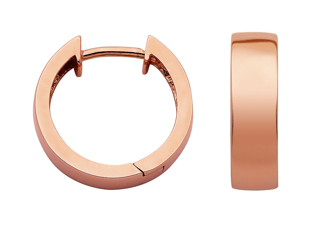 Creolen 2 Paar Silber 925/rose verg. poliert Ø 16,2mm