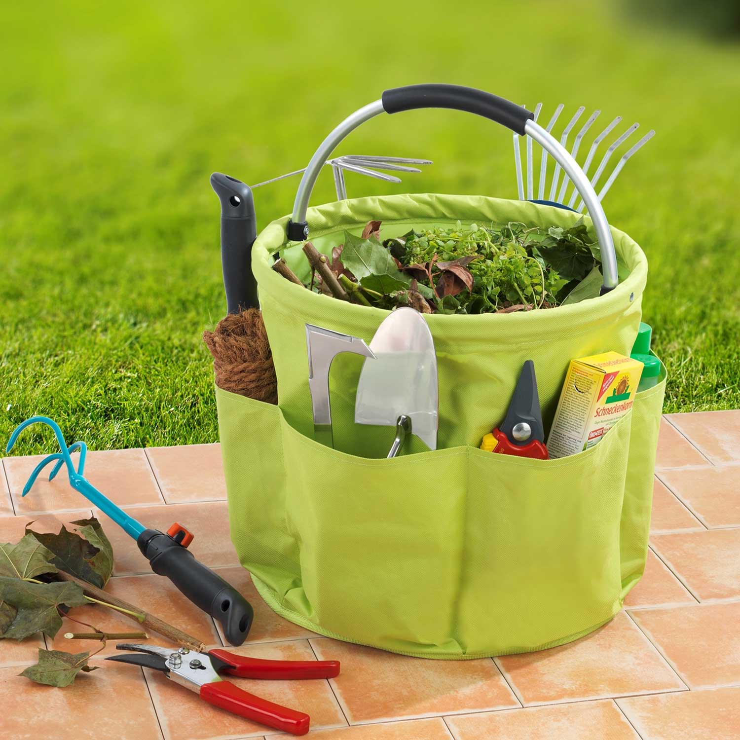 Garden caddy, green - in XL version