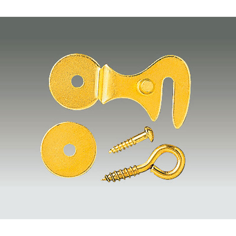 Clock case locking latch brass l:25 mm