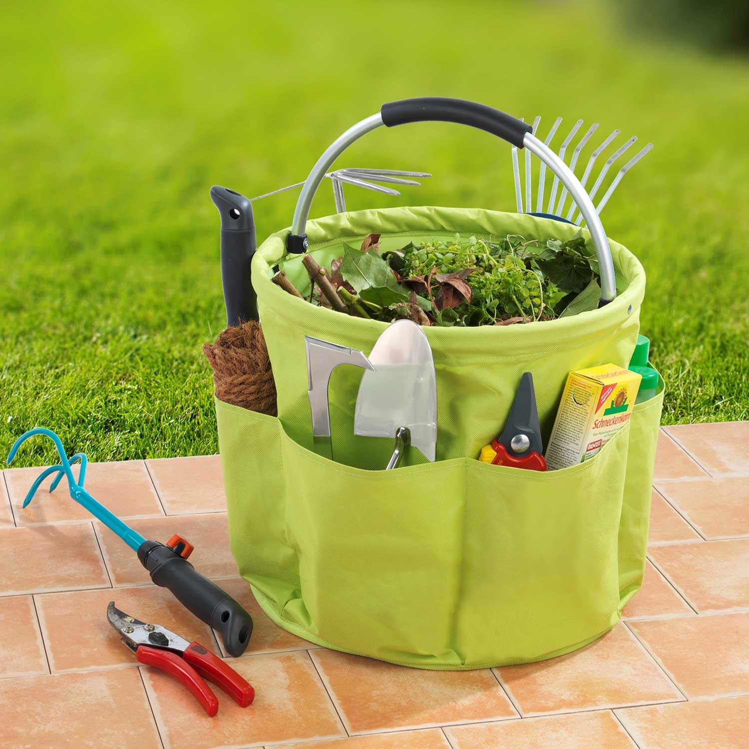 Garden caddy, green - in XL version