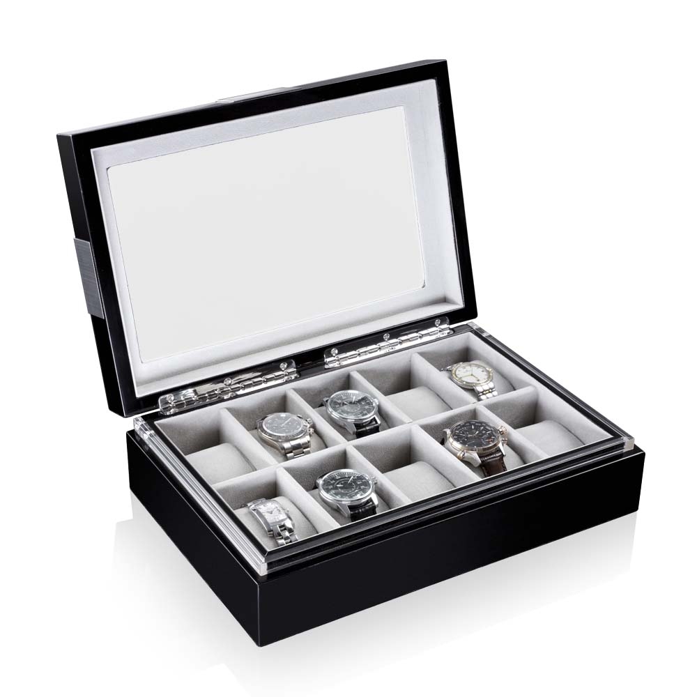 Watch box Executive black for 10 watches