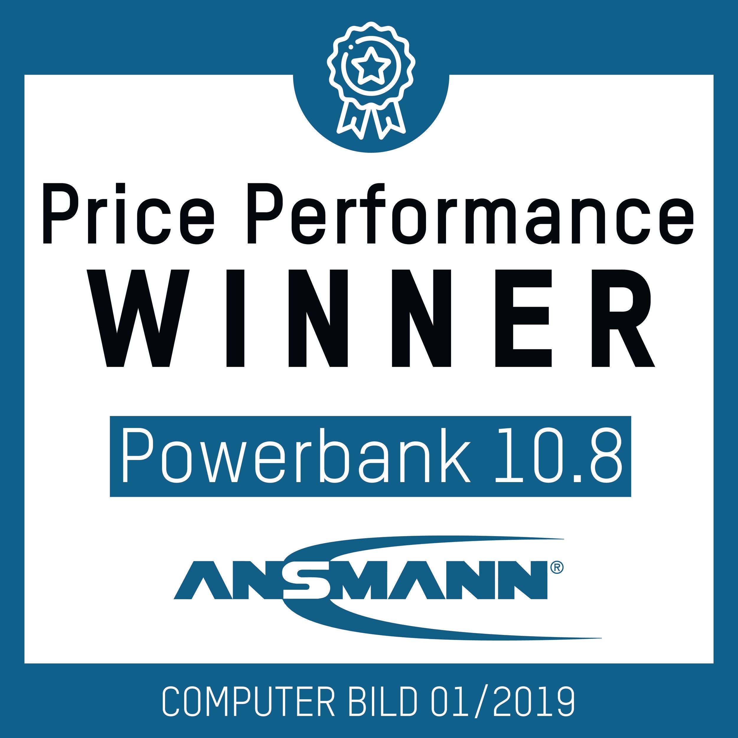 Ansmann Powerbank 10.8 mini -  Beste prĳs - kwaliteitverhouding!