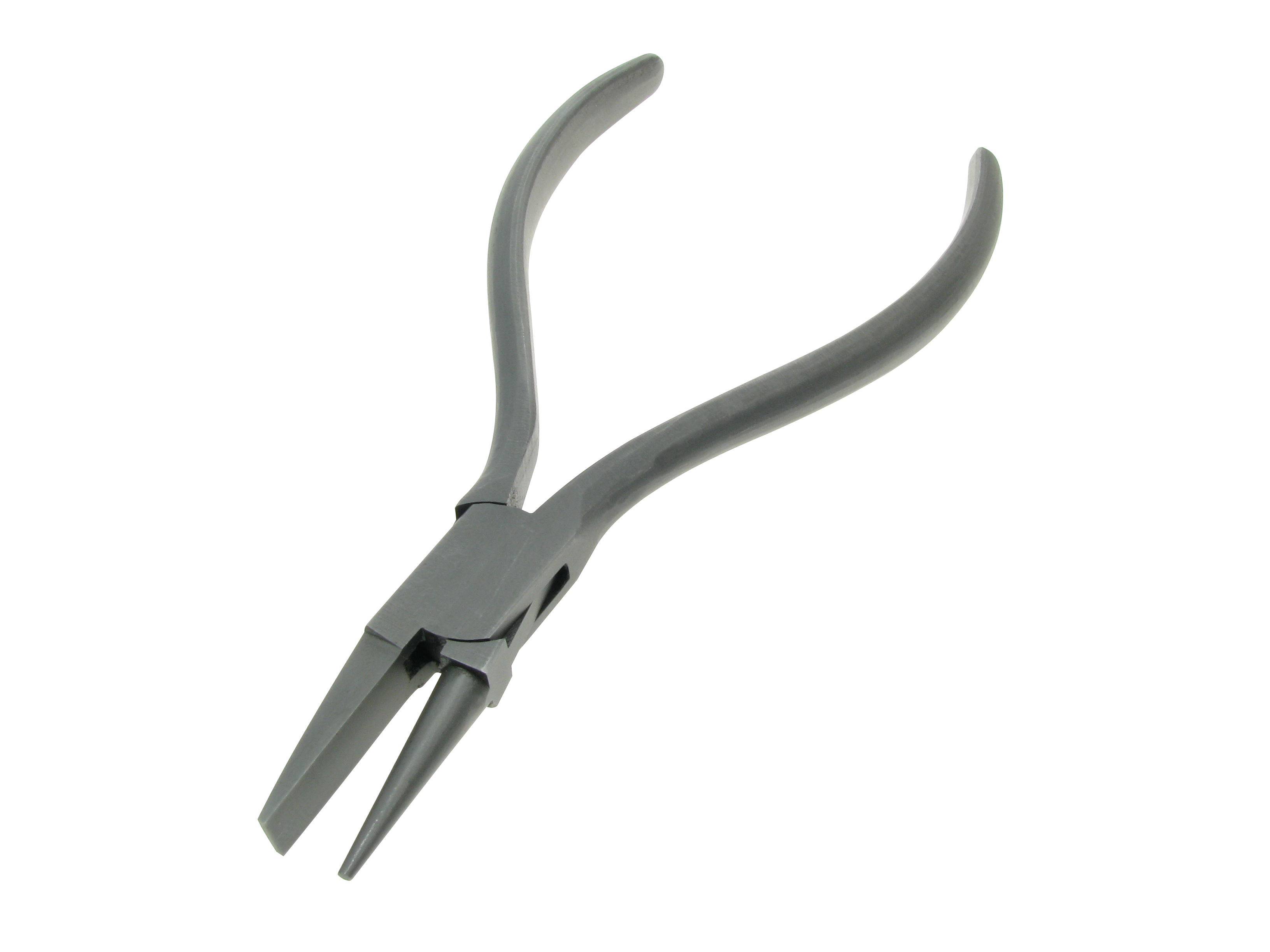 Rail tongs round/flat, matted glare-free