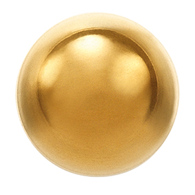 First ear stud System 75, gold 585/- GG, sphere 4 mm, Studex